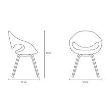 Indlæs billede til gallerivisning Moon soft touch stol