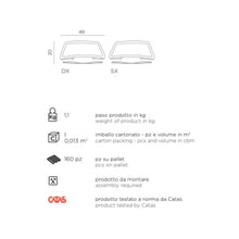 Indlæs billede til gallerivisning Atlantico armlæn Nardi