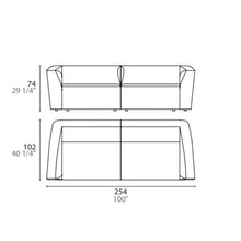 Indlæs billede til gallerivisning Ladigue sofa 2 pers.