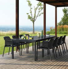 Indlæs billede til gallerivisning Net stole 8 stk & Rio 210 udtræksbord Nardi