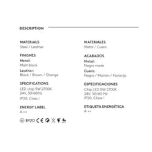 Indlæs billede til gallerivisning NYHED Tura Væglampe