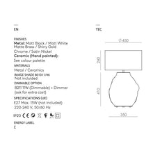 Indlæs billede til gallerivisning NYHED Etho Bordlampe