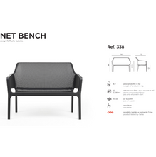 Indlæs billede til gallerivisning Net havebænk Nardi