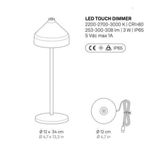 Indlæs billede til gallerivisning NYHED Amelie LED lampe