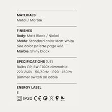 Indlæs billede til gallerivisning NYHED Kezo Bordlampe