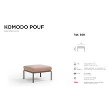 Indlæs billede til gallerivisning Komodo puf Nardi