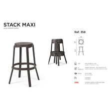 Indlæs billede til gallerivisning Stack Maxi skammel Nardi