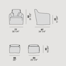 Indlæs billede til gallerivisning Jet Set lænestol