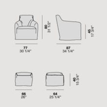 Indlæs billede til gallerivisning Jet Set puf