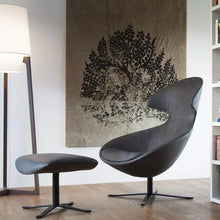 Indlæs billede til gallerivisning Loft lænestol læder