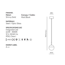 Indlæs billede til gallerivisning Dora pendel loftlampe