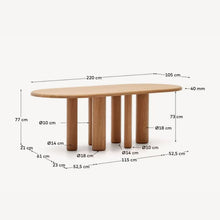 Indlæs billede til gallerivisning NYHED Manuga natur spisebord