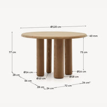 Indlæs billede til gallerivisning NYHED Manu natur spisebord