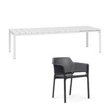 Indlæs billede til gallerivisning Net stole 8 stk & Rio 210 udtræksbord Nardi