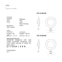 Indlæs billede til gallerivisning NYHED Coss Væglampe