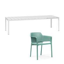 Indlæs billede til gallerivisning Net stole 8 stk & Rio 210 udtræksbord Nardi