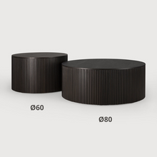 Indlæs billede til gallerivisning NYHED Roller Max Mahoghni sofabord Ø80