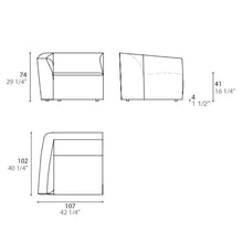 Indlæs billede til gallerivisning Ladigue sofa 2 pers.