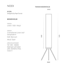 Indlæs billede til gallerivisning NYHED Nooi Gulvlampe