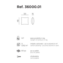 Indlæs billede til gallerivisning Udendørspude 48x50 Nardi