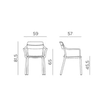 Indlæs billede til gallerivisning Cassia havestol med armlæn Nardi Outdoor