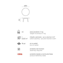 Indlæs billede til gallerivisning Maximo mini havebord Ø60 Nardi Outdoor