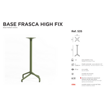 Indlæs billede til gallerivisning Frasca højbord - rund plade