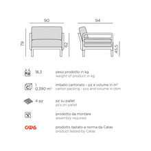 Indlæs billede til gallerivisning NYHED Maximo Poltrona Nardi