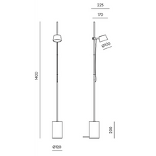 Indlæs billede til gallerivisning Nera Gulvlampe