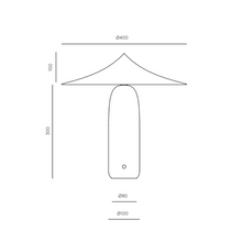 Indlæs billede til gallerivisning Kine Bordlampe