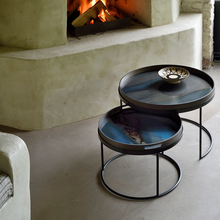 Indlæs billede til gallerivisning Runde bakkeborde - sæt