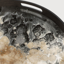 Indlæs billede til gallerivisning Organic glass tray grey