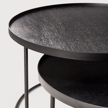 Indlæs billede til gallerivisning Runde bakkeborde - sæt