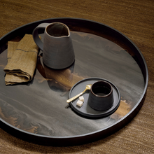 Indlæs billede til gallerivisning Organic glasbakke bronze