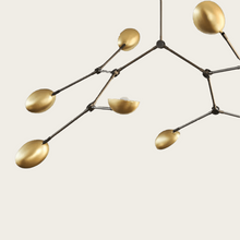 Indlæs billede til gallerivisning Drop Chandelier Brass loftlampe