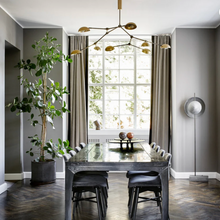 Indlæs billede til gallerivisning Drop Chandelier Brass loftlampe