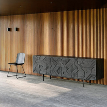 Indlæs billede til gallerivisning Teak Graphic skænk