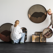 Indlæs billede til gallerivisning Slate Layered Dots glass tray