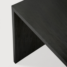 Indlæs billede til gallerivisning Oak U black desk