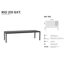 Indlæs billede til gallerivisning Rio 210 udtræksbord
