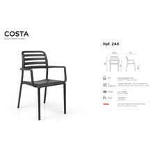 Indlæs billede til gallerivisning Costa havestol armlæn Nardi

