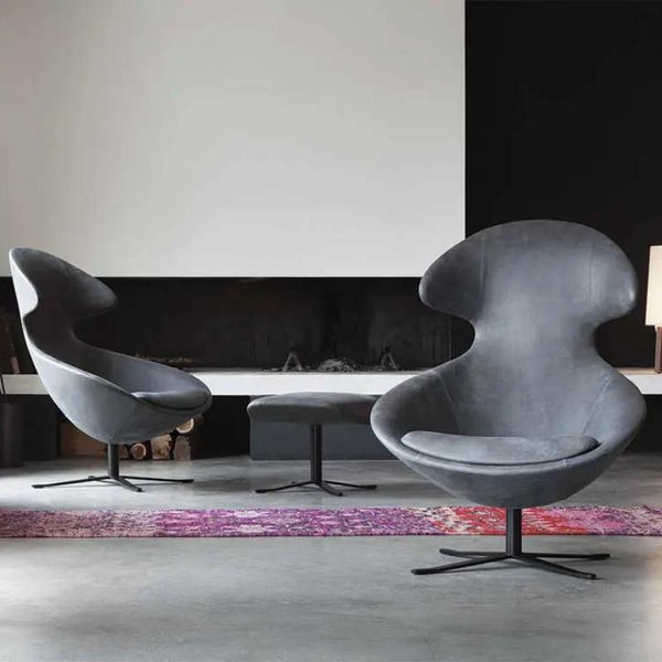 Loft lænestol læder