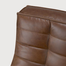 Indlæs billede til gallerivisning N701 sofa Chestnut - 3 pers. læder
