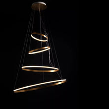 Indlæs billede til gallerivisning Rings lampe messing Zava loftlampe
