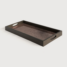Indlæs billede til gallerivisning Bronze mirror tray rectangular
