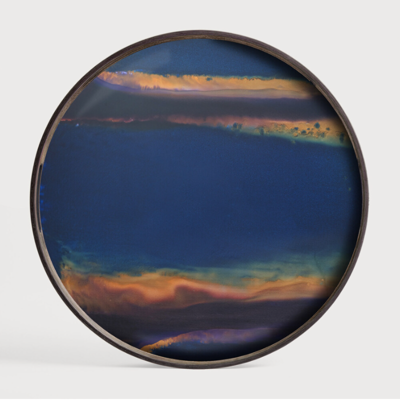 Indigo - Organic Glass Tray DEMO