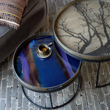 Indlæs billede til gallerivisning Indigo - Organic Glass Tray DEMO
