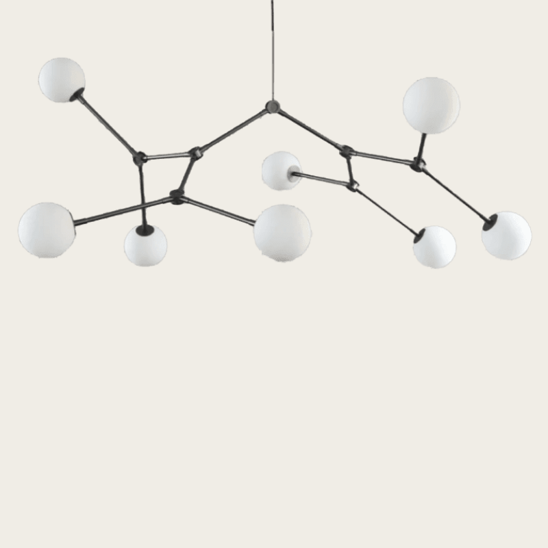 Drop Chandelier Bulp Grey