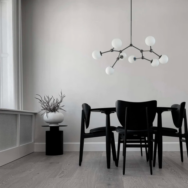 Drop Chandelier Bulp Mini - Grey