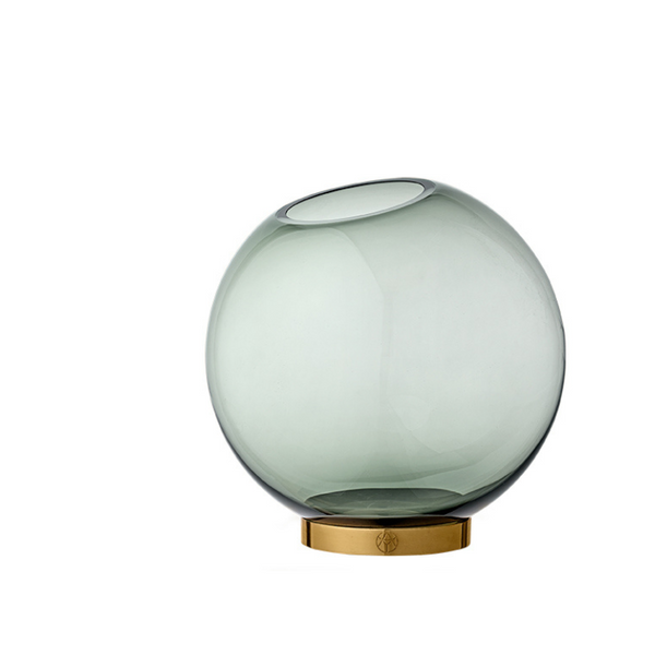 Globe vase - Forest/Gold